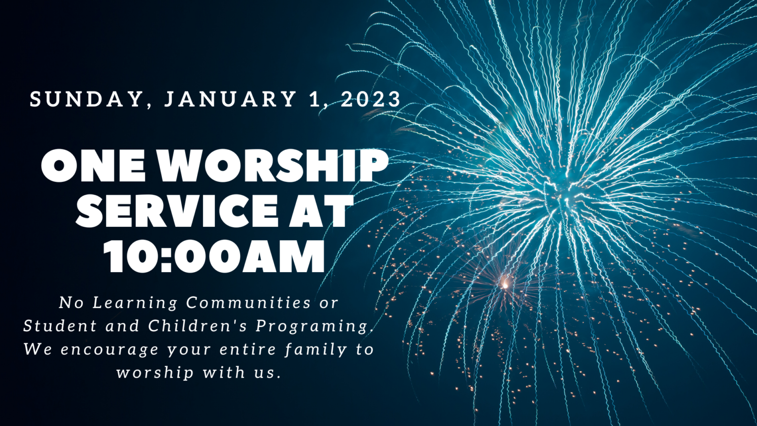 New Year's Day Worship Service - Vienna Presbyterian